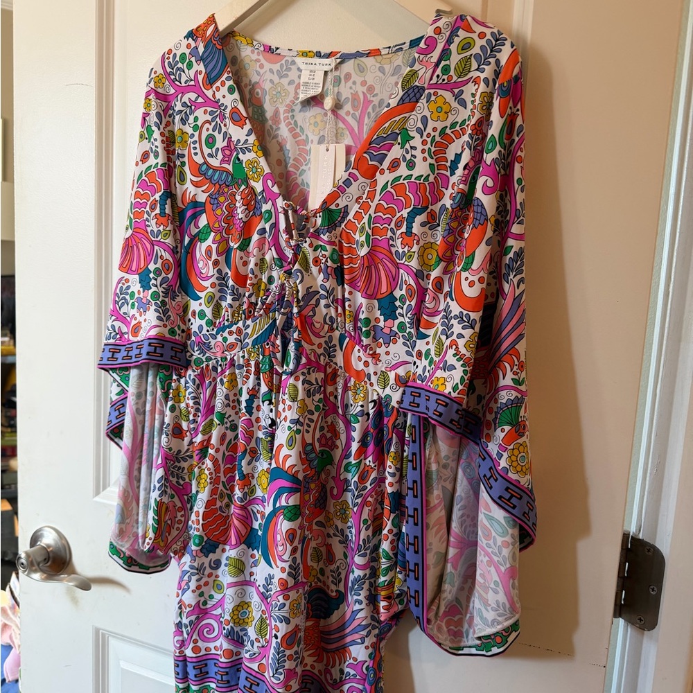 Trina Turk Multicolor Floral Dress